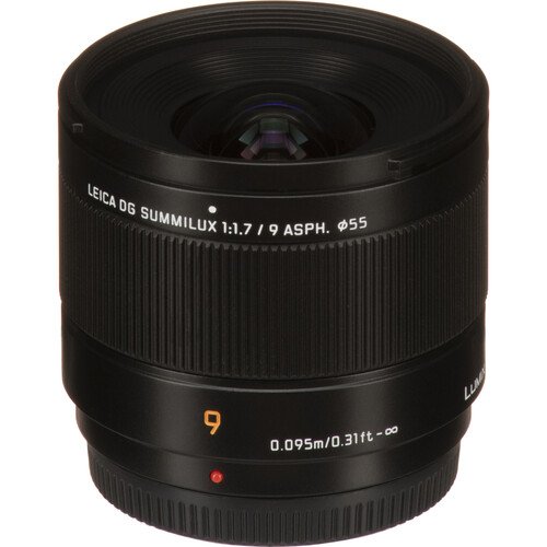 Объектив Panasonic Leica DG Summilux 9mm f/1.7 ASPH, чёрный 