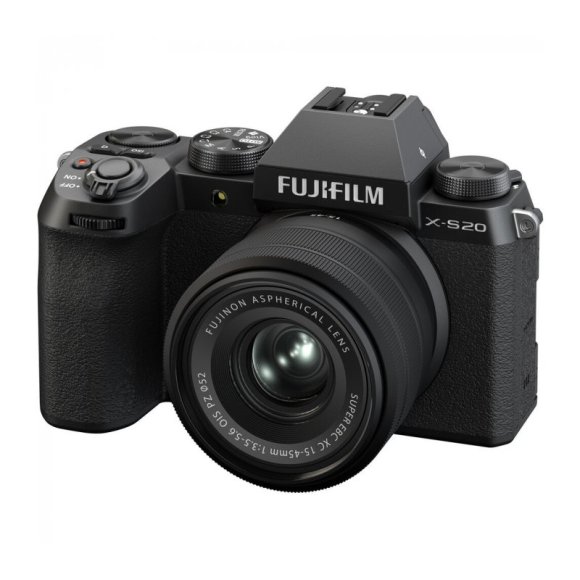 Фотоаппарат Fujifilm X-S20 kit Fujinon XC 15-45mm f/3.5-5.6 OIS PZ, чёрный 