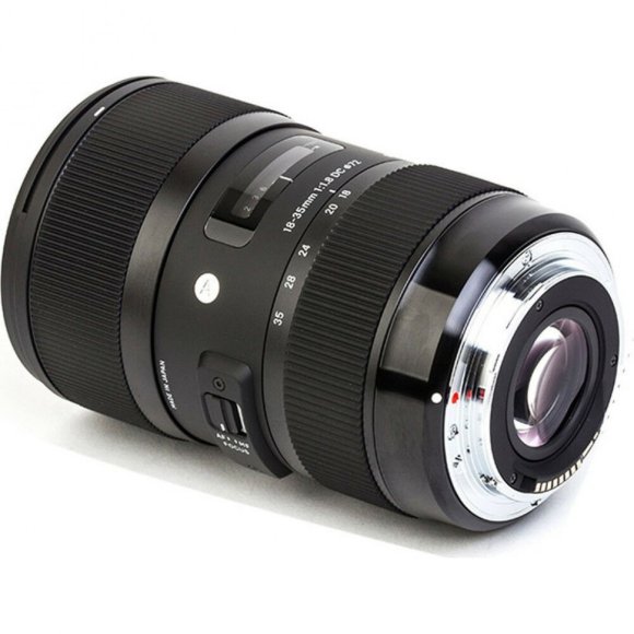 Объектив Sigma AF 18-35mm f/1.8 DC HSM Art Canon EF-S, чёрный  Объектив Sigma AF 18-35mm f/1.8 DC HSM Art Canon EF-S, чёрный