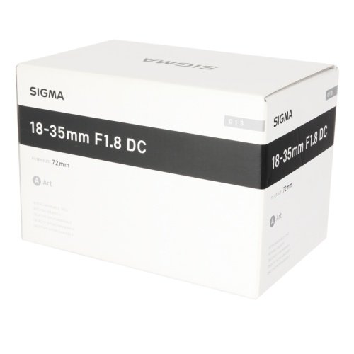 Объектив Sigma AF 18-35mm f/1.8 DC HSM Art Canon EF-S, чёрный  Объектив Sigma AF 18-35mm f/1.8 DC HSM Art Canon EF-S, чёрный