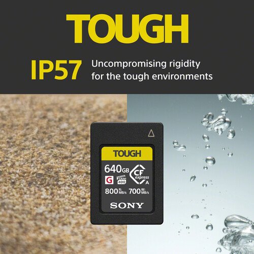 Карта памяти Sony 640GB CFexpress Type A TOUGH G Memory Card Карта памяти Sony 640GB CFexpress Type A TOUGH G Memory Card