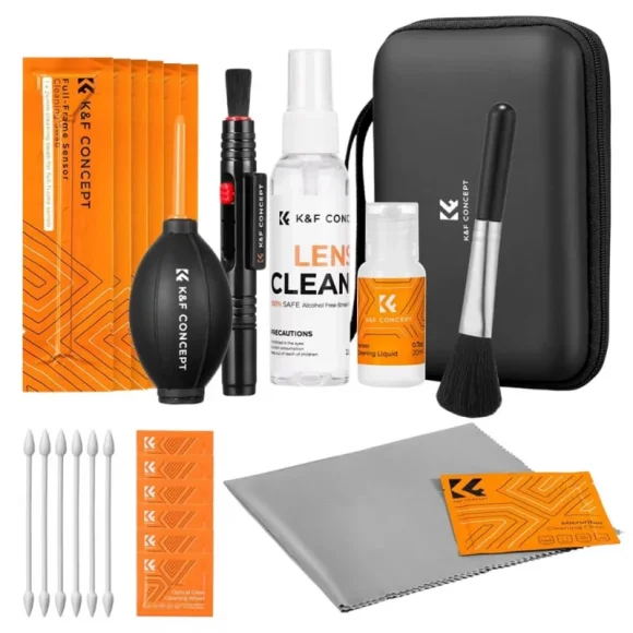 Чистящий набор K&F Concept (KF08.079) 25-in-1 Cleaing Kit для полнокадровой (full frame) камеры 