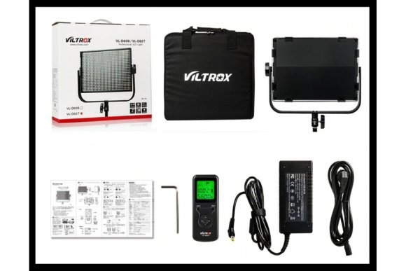  VILTROX VL-D60T (3200K-5500K) Сетевой адаптер + Пульт управление 