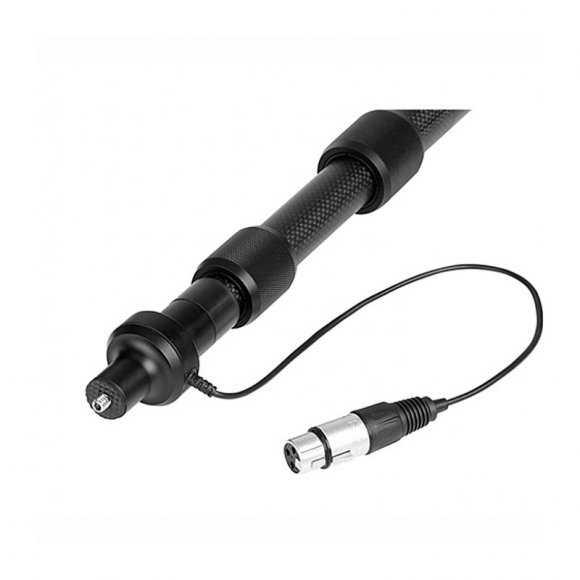 Boya BY-PB25 с XLR телескопический микрофонный монопод с XLR разъёмом Boya BY-PB25 с XLR телескопический микрофонный монопод с XLR разъёмом