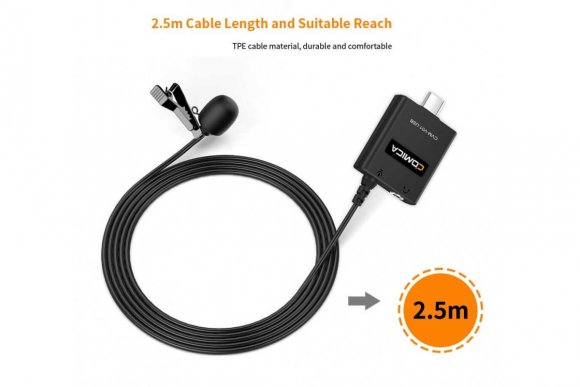 COMICA CVM-V01.USB Универсальный петличный микрофон COMICA CVM-V01.USB Универсальный петличный микрофон