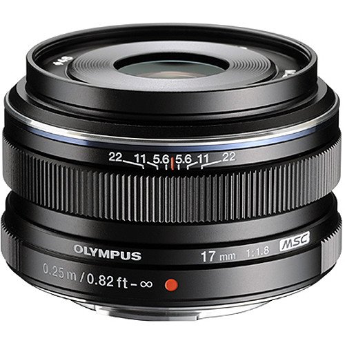 Объектив OM System 17mm f/1.8 II, чёрный  Объектив OM System 17mm f/1.8 II, чёрный