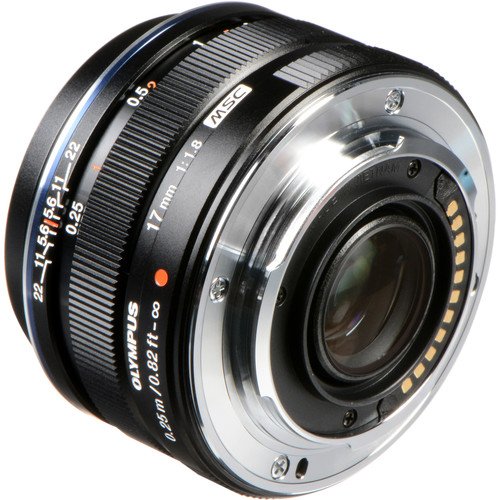 Объектив OM System 17mm f/1.8 II, чёрный  Объектив OM System 17mm f/1.8 II, чёрный
