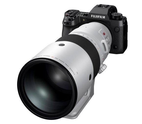 Объектив Fujinon XF 500mm f/5.6 R LM OIS WR, белый  Объектив Fujinon XF 500mm f/5.6 R LM OIS WR, белый