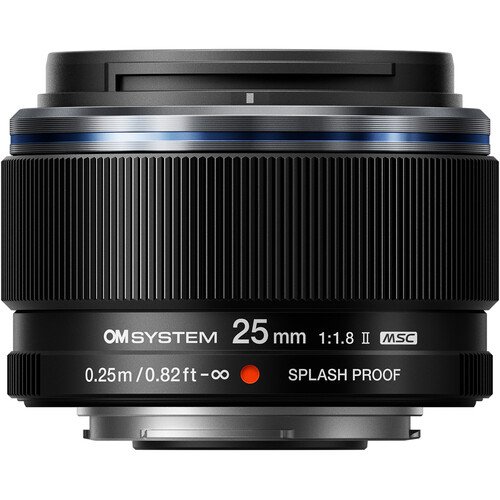 Объектив OM System 25mm f/1.8 II, чёрный 