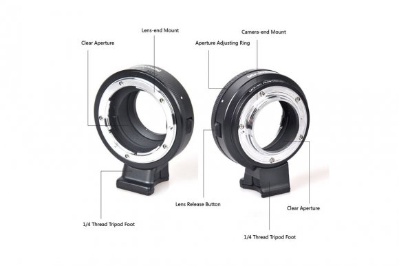 Commlite CM-NF-MFT (Переходное кольцо без автофокуса для объективов F на камеры Micro 4/3) Commlite CM-NF-MFT (Переходное кольцо без автофокуса для объективов F на камеры Micro 4/3)