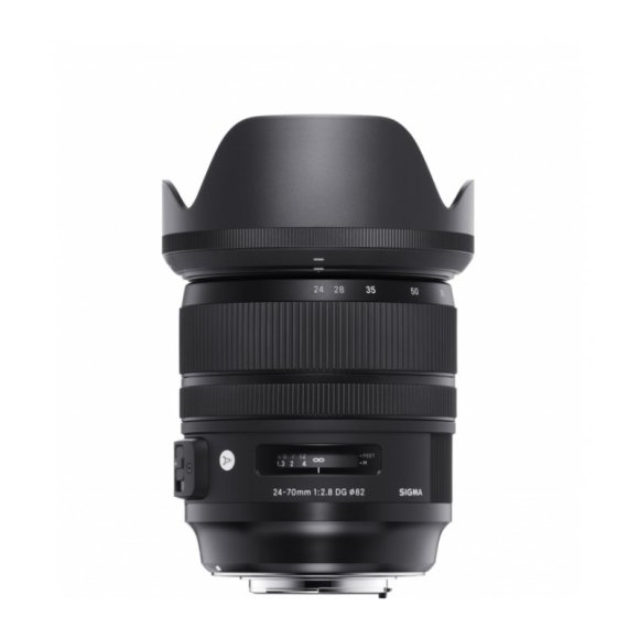 Объектив Sigma AF 24-70mm f/2.8 DG OS HSM Art Nikon F, чёрный 