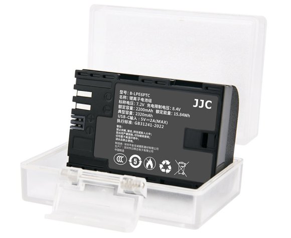 Аккумулятор JJC B-LPE6PTC (аналог CANON LP-E6P / CANON LP-E6NH) Аккумулятор JJC B-LPE6PTC (аналог CANON LP-E6P / CANON LP-E6NH)