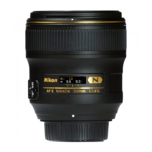 Объектив Nikon AF-S NIKKOR 35mm f/1.4G, чёрный Объектив Nikon AF-S NIKKOR 35mm f/1.4G, чёрный