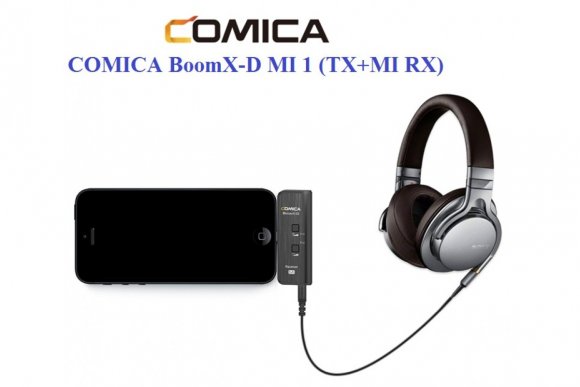 COMICA BoomX-D MI1 (TX+MI RX) Беспроводной петличный микрофон для Apple Lightning COMICA BoomX-D MI1 (TX+MI RX) Беспроводной петличный микрофон для Apple Lightning