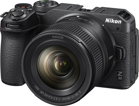 Фотоаппарат Nikon Z30 Kit NIKKOR Z DX 12-28mm f/3.5-5.6 PZ VR, чёрный 