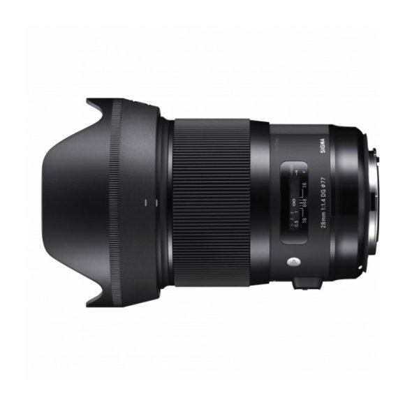 Объектив Sigma 28mm f/1.4 DG HSM Art for Nikon F, чёрный Объектив Sigma 28mm f/1.4 DG HSM Art for Nikon F, чёрный