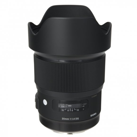 Объектив Sigma 20mm f/1.4 DG HSM Art Lens for Nikon F, чёрный 