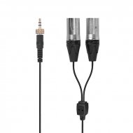 COMICA  CVM-DS-XLR Кабель-переходник с 2-х XLR (папа) на mini Jack 3.5 мм стерео (папа)  COMICA  CVM-DS-XLR Кабель-переходник с 2-х XLR (папа) на mini Jack 3.5 мм стерео (папа)