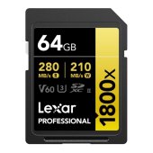 Lexar Professional 1800x SDXC UHS-II 64GB V60