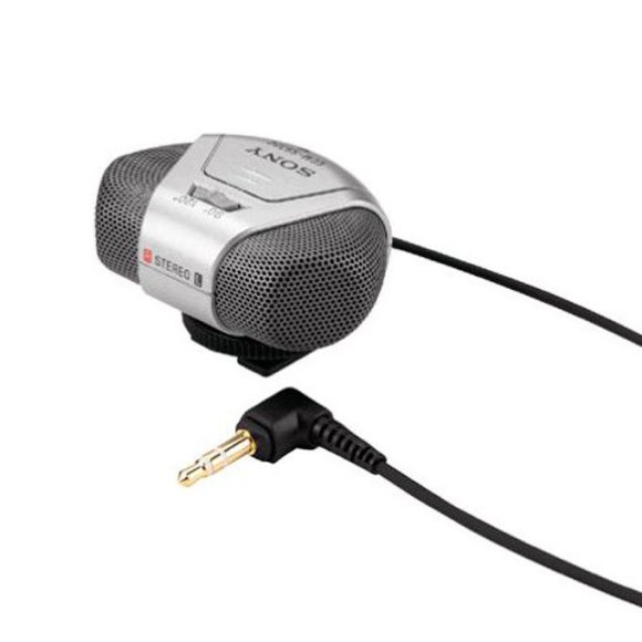 Микрофон SONY ECM-S930C, серебристый 