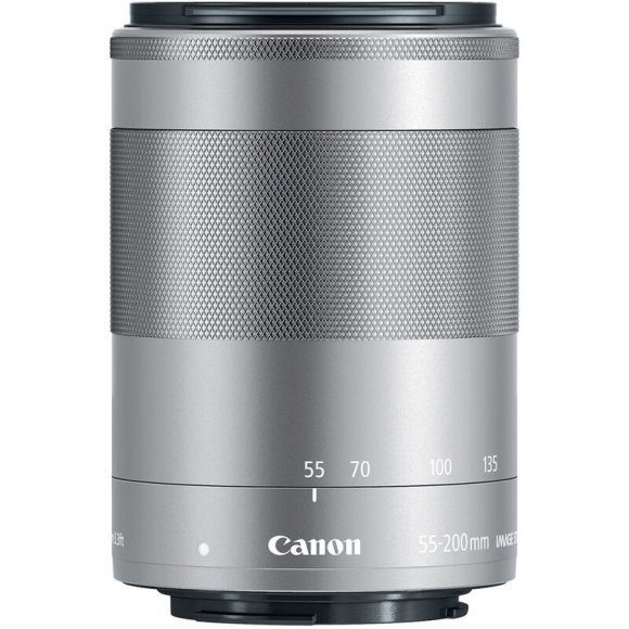Объектив Canon EF-M 55-200mm f/4.5-6.3 IS STM Silver  Объектив Canon EF-M 55-200mm f/4.5-6.3 IS STM Silver