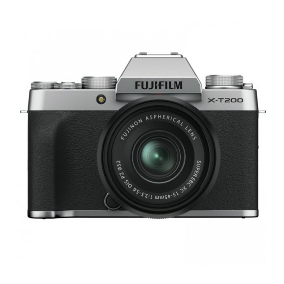 Фотоаппарат Fujifilm X-T200 Kit XC 15-45mm F/3.5-5.6 OIS PZ Silver ( Меню на русском языке ) 
