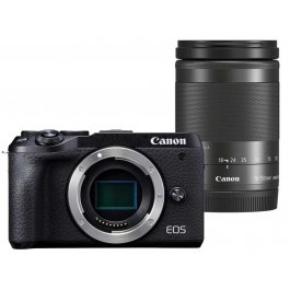 Фотоаппарат Canon EOS M6 Mark II Kit 18-150mm, чёрный 