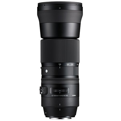 Объектив  Sigma AF 150-600mm f/5.0-6.3 DG OS HSM Contemporary Canon EF, чёрный 