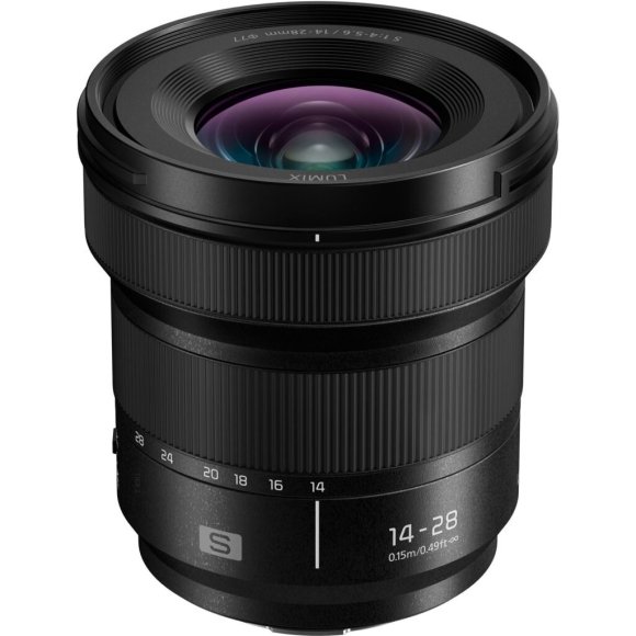 Объектив Panasonic Lumix S 14-28mm f/4-5.6 Macro L-Mount, чёрный 