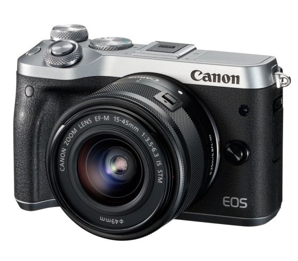 Canon EOS M6 MKII + 15-45mm f/3.5-6.3 IS STM Silver ( Меню на русском языке ) 