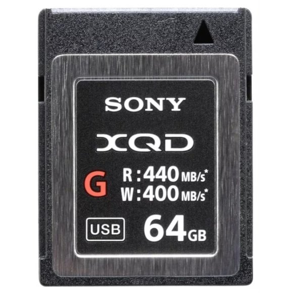  Карта памяти Sony XQD 64GB 440R/400W (QD-G64F) 