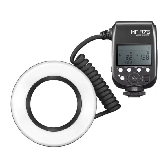 Вспышка для макросъемки Godox MF-R76 кольцевая  Вспышка для макросъемки Godox MF-R76 кольцевая