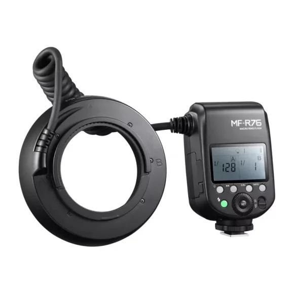 Вспышка для макросъемки Godox MF-R76 кольцевая  Вспышка для макросъемки Godox MF-R76 кольцевая