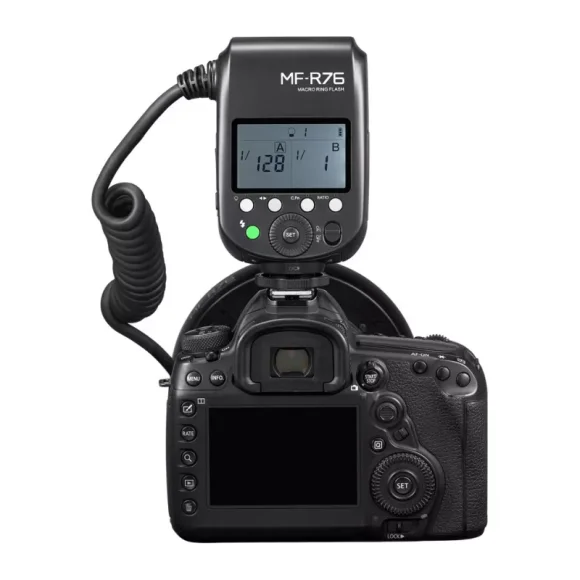 Вспышка для макросъемки Godox MF-R76 кольцевая  Вспышка для макросъемки Godox MF-R76 кольцевая