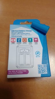 USB Dual Battery Charger SONY NP- F/FM USB Dual Battery Charger SONY NP- F/FM
