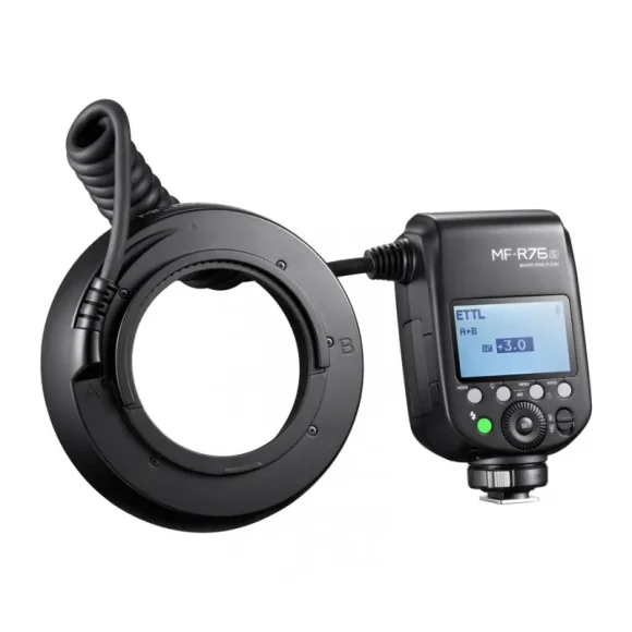 Вспышка для макросъемки Godox MF-R76S TTL для Sony Вспышка для макросъемки Godox MF-R76S TTL для Sony