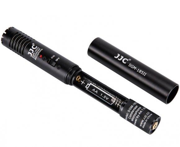 JJC SGM-185 II микрофон мини-пушка для фото/видеокамер JJC SGM-185 II микрофон мини-пушка для фото/видеокамер