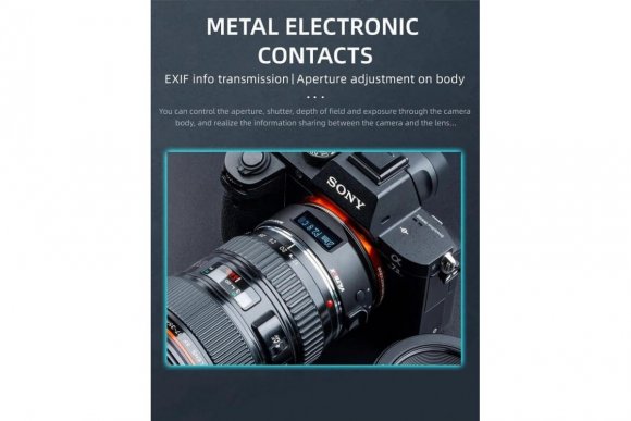 VILTROX EF-E5 (Переходное кольцо для объективов Canon EF/EF-S lenses на Sony E mount) VILTROX EF-E5 (Переходное кольцо для объективов Canon EF/EF-S lenses на Sony E mount)