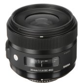 Объектив Sigma AF 30mm f/1.4 DC HSM Art Nikon F, чёрный