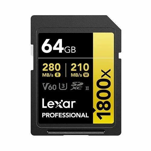 Lexar Professional 1800x SDXC UHS-II  64 ГБ 
