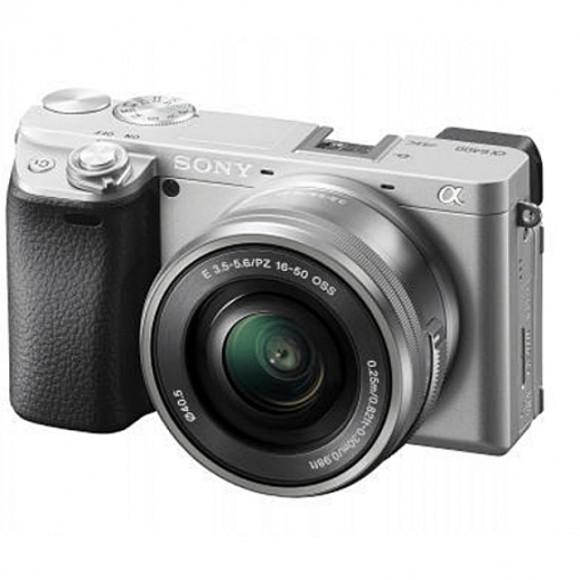 Фотоаппарат Sony Alpha ILCE-6400 Body, серебристый 