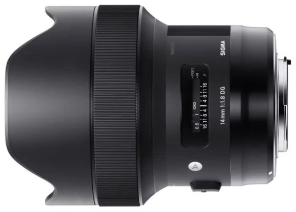 Объектив Sigma AF 14mm f/1.8 DG HSM Art for Canon EF, чёрный Объектив Sigma AF 14mm f/1.8 DG HSM Art for Canon EF, чёрный