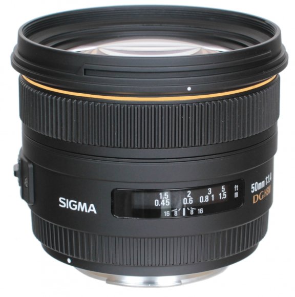 Объектив Sigma AF 50mm f/1.4 EX DG HSM  Nikon F 