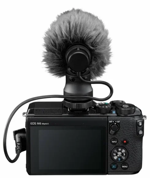 Стереомикрофон направленный Canon DM-E100, чёрный 