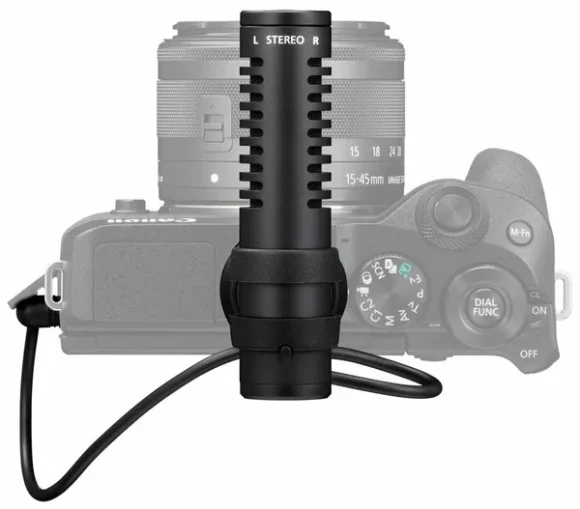 Стереомикрофон направленный Canon DM-E100, чёрный 