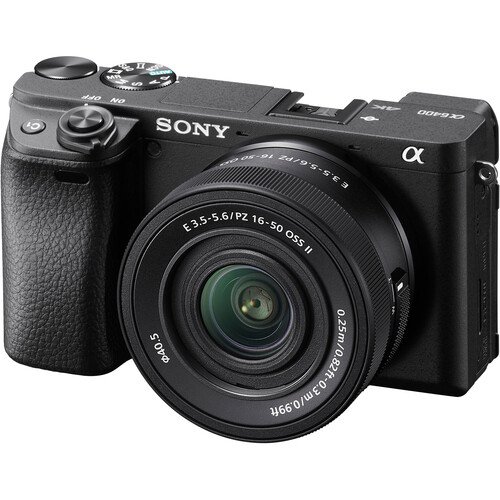 Фотоаппарат Sony Alpha A6400 Kit E PZ 16-50mm F3.5-5.6 OSS II, чёрный 