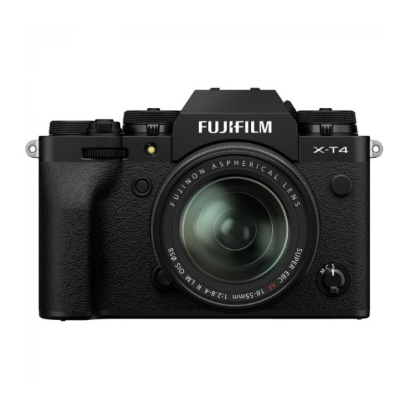 Фотоаппарат Fujifilm X-T4 Kit XF 18-55mm f/2.8-4 R LM OIS, чёрный 