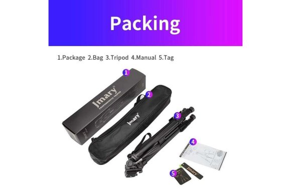 Штатив Jmary KP-2254 Black два в одном штатив и монопод [50cm/165cm,нагрузка 4 кг] 