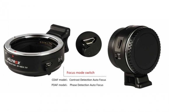 VILTROX EF-NEX IV (Переходное кольцо с автофокусом для Canon EF объектива to Sony NEX) VILTROX EF-NEX IV (Переходное кольцо с автофокусом для Canon EF объектива to Sony NEX)