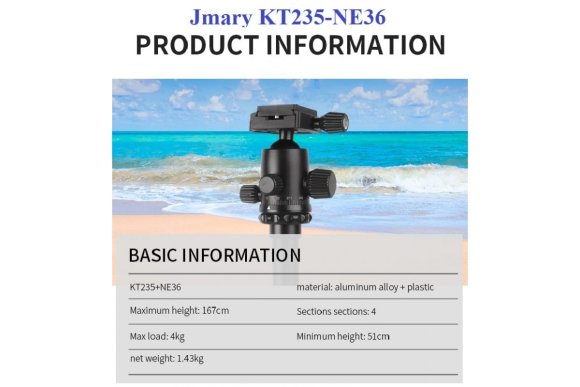 Штатив Jmary KT235 + NE36 Штатив Jmary KT235 + NE36